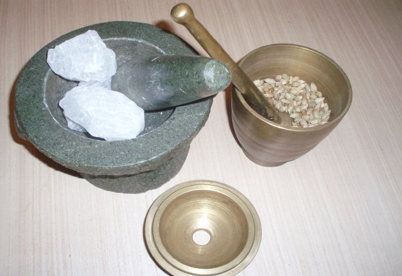 Herbal preparation bowls